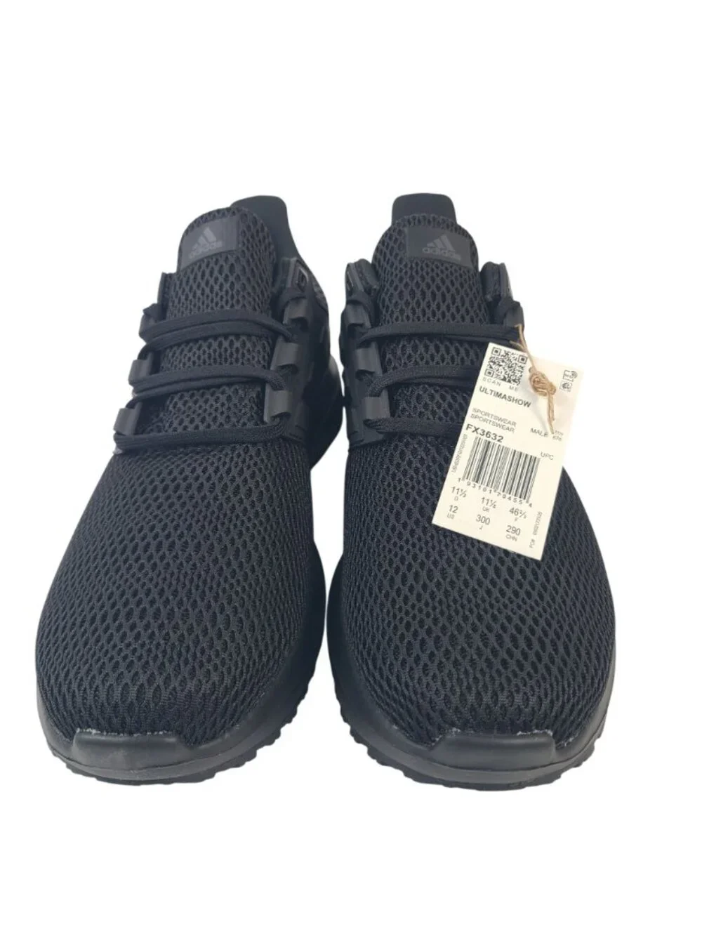 NEW Adidas Ultimashow Men's Running Shoes Size 12 Black Mesh FX3632